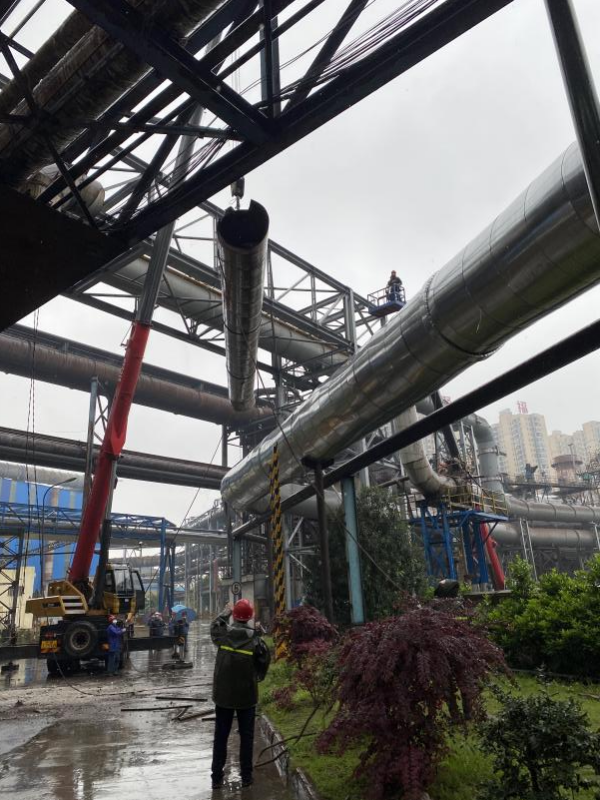 鄂州鋼廠五萬(wàn)煤氣柜及附屬設(shè)施拆除項(xiàng)目